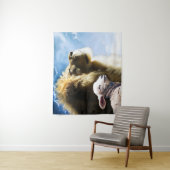 ライオンとラムタペストリー タペストリー (インサイチュ)