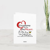 ライオンとラムボクサー – がんと青と黒を作る カード (裏面)