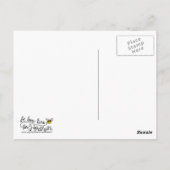 ライオンとラムボクサー – がんと青と黒を作る ポストカード (裏面)