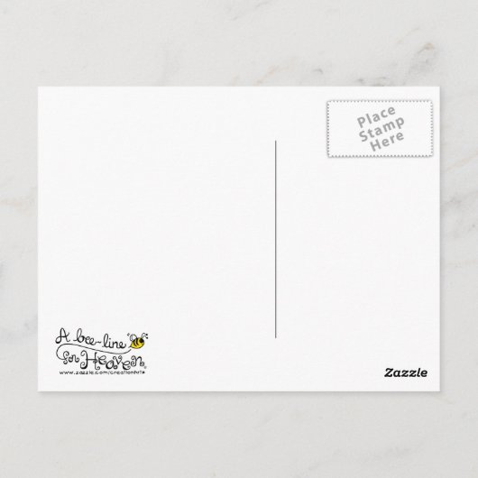 ライオンとラムボクサー – がんと青と黒を作る ポストカード (裏面)