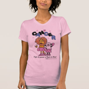 ライオンとラムボクサー – がんと青と黒を作る Tシャツ