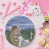 ライオンとラム製品 ペーパープレート (パーティー)