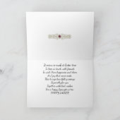 ライオンとランプのイースターカード シーズンカード (内部)