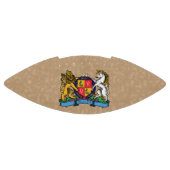 ライオンと一角獣の激しいビアコート・オブ・アームズ アメリカンフットボール (パネル)