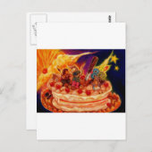 ライオンと一角獣 ポストカード (正面/裏面)