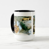 ライオンと反射 マグカップ (正面左)