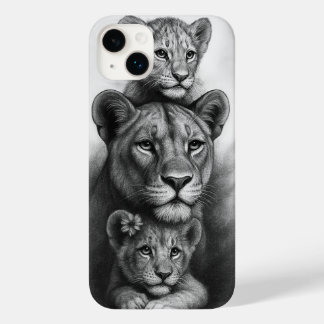 ライオンと子ライオン Case-Mate iPhone 14 PLUSケース