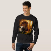 ライオンと子羊のクリスチャンTシャツ スウェットシャツ (正面フル)