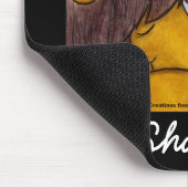 ライオンと子羊の穏やかな平和 マウスパッド (コーナー)