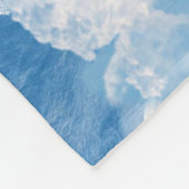 ライオンと子羊の雲 フリースブランケット (角)