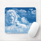 ライオンと子羊の雲 マウスパッド (マウス)