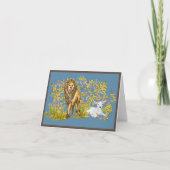 ライオンと子羊 カード (正面)