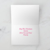 ライオンと子羊、クリスマス恵み シーズンカード (内部)