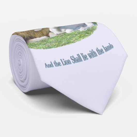 ライオンと子羊 ネクタイ (ロール)