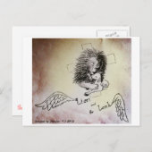 ライオンと子羊 ポストカード (正面/裏面)