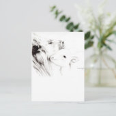 ライオンと子羊 ポストカード (スタンド正面)