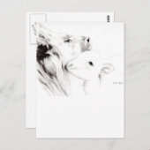 ライオンと子羊 ポストカード (正面/裏面)