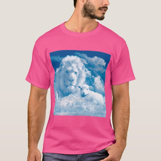 ライオンと子羊 Tシャツ (正面)