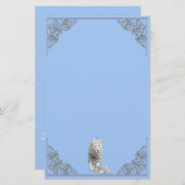 ライオンと羊が天国を楽しみにしているステーショナリー 便箋 (正面/裏面)