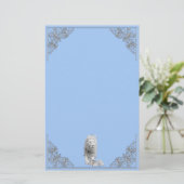 ライオンと羊が天国を楽しみにしている文房具 便箋 (スタンド正面)