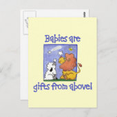 ライオンと羊は、落ちる星をキャッチする ポストカード (正面/裏面)