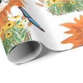 ライオンと蝶の子供 ラッピングペーパー (ロールコーナー)