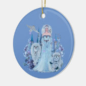 ライオンと蝶byルネ・ラヴォワ セラミックオーナメント (左)