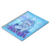 ライオンと蝶by Renee Lavoie Notepad ノートブック (左側)