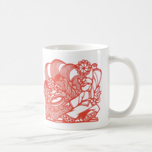 ライオンと踊ること コーヒーマグカップ (右)