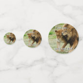 ライオンと雌ライオン コンフェッティ (正面)