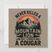 ライオンどころかクマも殺したことないけど、コウテリイぬか絞めたことはある 招待状 (正面)