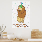 ライオンに尾を付ける ポスター (キッチン)