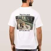 ライオンのいびき Tシャツ (裏面)