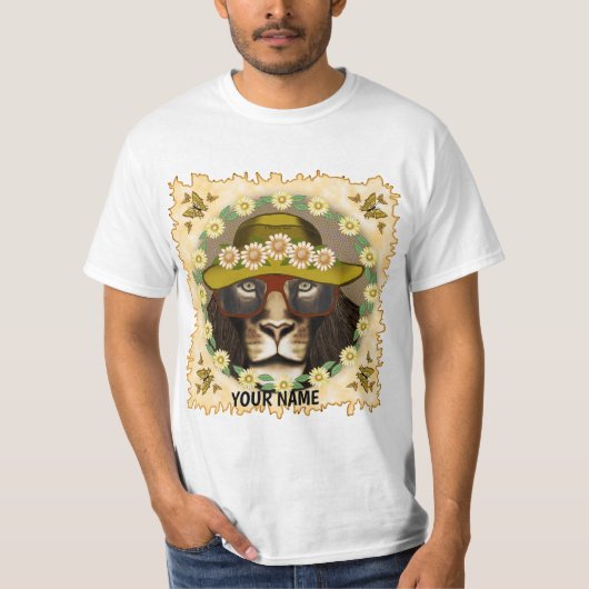 ライオンのたてがみ Tシャツ (正面)