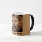 ライオンのとどろきのコーヒー・マグ モーフィングマグカップ (正面右)