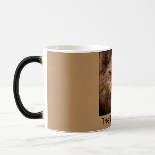 ライオンのとどろきのコーヒー・マグ モーフィングマグカップ (左)