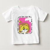ライオンのとどろきのTシャツおよびギフト ベビーTシャツ (正面)