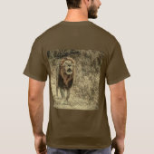 ライオンのとどろき Tシャツ (裏面)