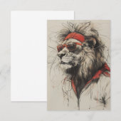 ライオンのはがき 招待状 (正面/裏面)