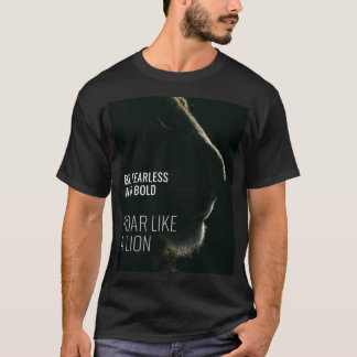 ライオンのように吠える Tシャツ