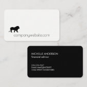 ライオンのアイコン/財務 名刺 (正面/裏面)