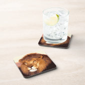 ライオンのアートワーク コースター (右側)
