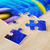 ライオンのアートワーク ジグソーパズル (側面)