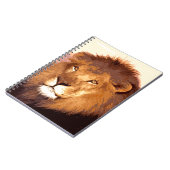 ライオンのアートワーク ノートブック (左側)