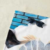 ライオンのアートワーク ビーチタオル (インサイチュ)