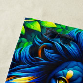 ライオンのアートワーク ビーチタオル (インサイチュ)