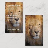 ライオンのイメージの名刺 名刺 (正面/裏面)