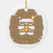 ライオンのオーナメント1 セラミックオーナメント (裏面)