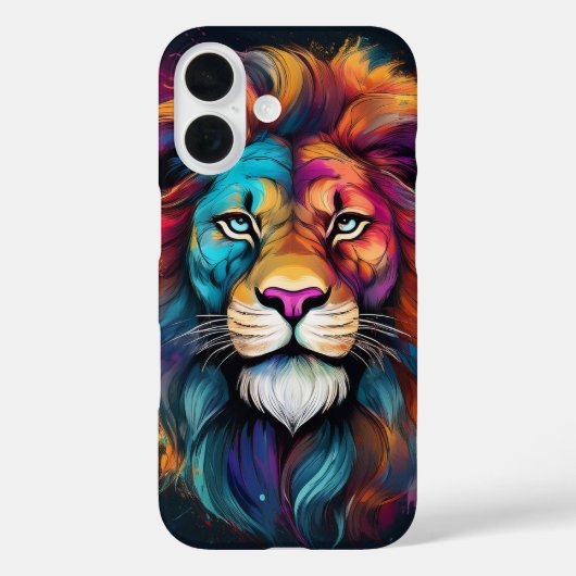 ライオンのカバー Case-Mate iPhoneケース (裏面)