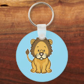 ライオンのキーチェーン キーホルダー (正面)